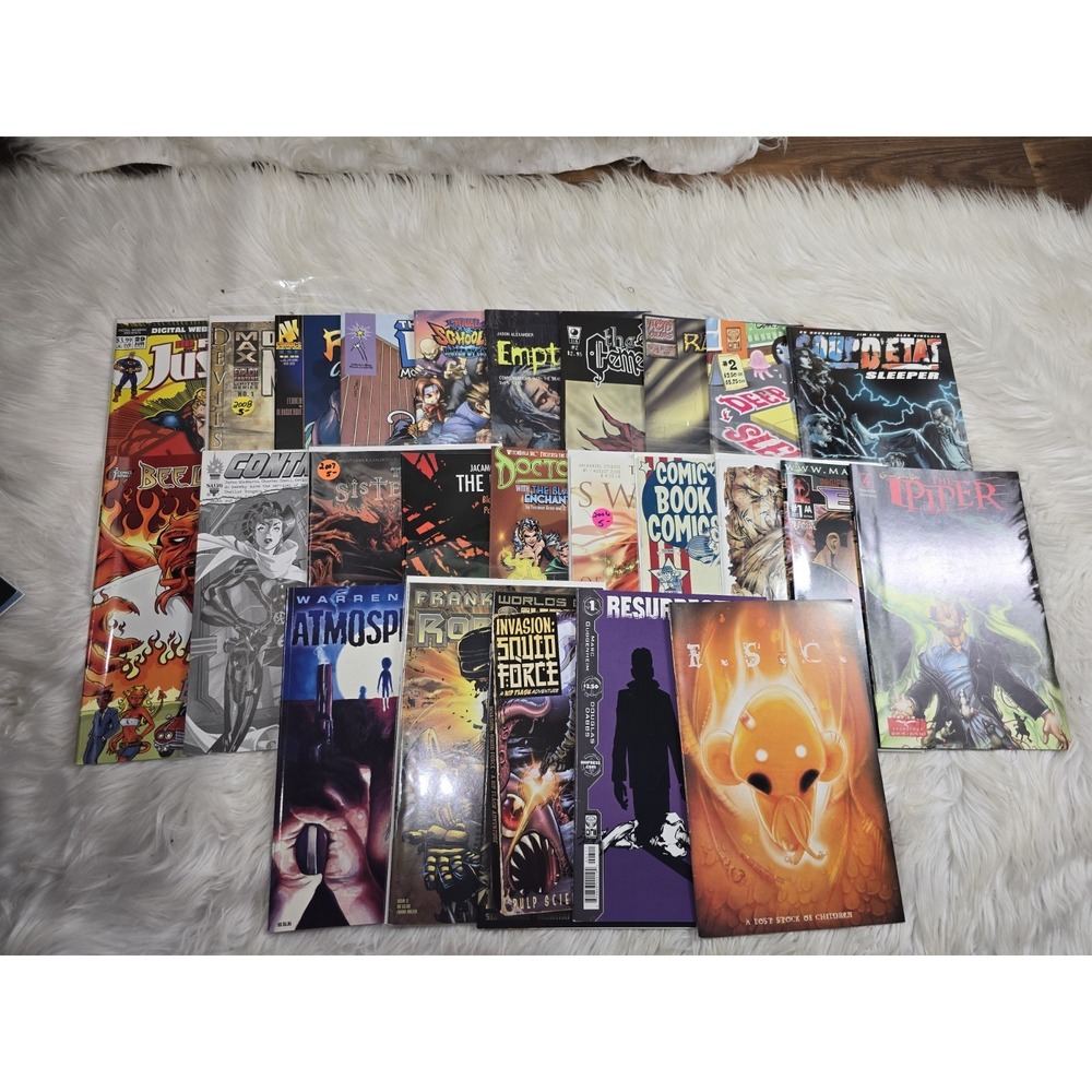 Indie Comics - 25 Comic Books! BIG NAMES Assortment Comics Great Condition! B14